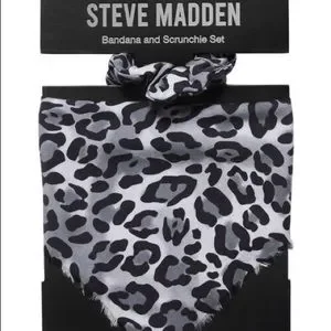 Steve Madden Accessories Bandana And Scrunchie Set From Steve